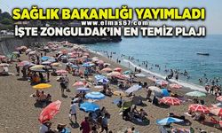 Sağlık Bakanlığı yayınladı! İşte Zonguldak'ın en temiz plajı...