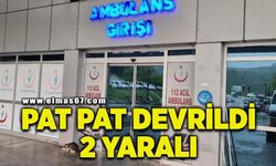 'Pat-pat' devrildi: 2 yaralı