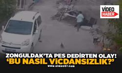 Zonguldak'ta Tepki Çeken Görüntü