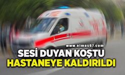 Sesi duyan koştu! Balkondan düşen vatandaş yaralandı