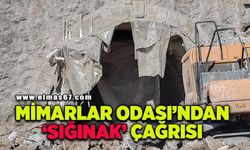 Mimarlar Odası'ndan "sığınak" çağrısı: "Kent belleğine sahip çıkılmalı"