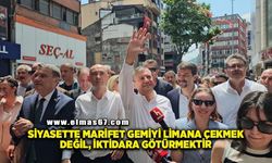 Özel: "Siyasette marifet gemiyi limana çekmek değil, gemiyi menzile ulaştırmak, hedefe götürmek, iktidara götürmektir"