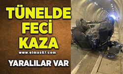 Tünelde kaza: 2 yaralı