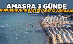 Amasra 3 günde nüfusunun 16 katı ziyaretçiyi ağırladı