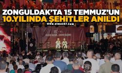 Zonguldak'ta 15 Temmuz'un 10. yılında şehitler anıldı
