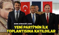 YENİ Parti’nin kurucular kurulu toplantısına katıldılar