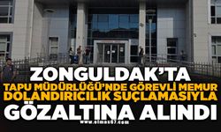 Tapu Müdürlüğünde görevli memur, dolandırıcılık suçlamasıyla gözaltına alındı