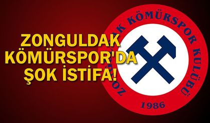 Zonguldakspor'da şok istifa!