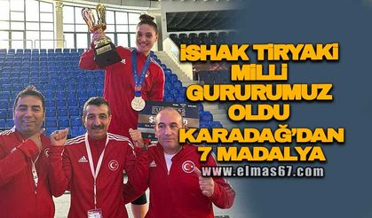 İshak Tiryaki Milli gurumuz oldu Karadağ’dan 7 madalya