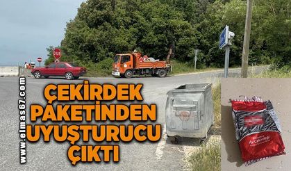 Çekirdek paketinden uy*şturucu çıktı, parmak izi tespit edilen şüpheli, "Çekirdek yiyip paketini attık"
