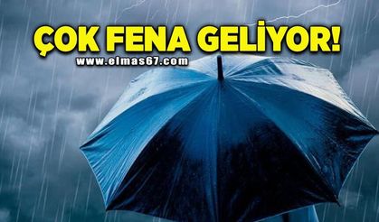 Gök gürültülü sağanak yağış bekleniyor