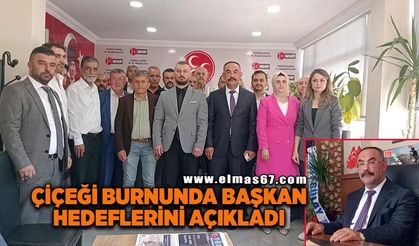 Çiçeği burnunda başkan hedeflerini açıkladı