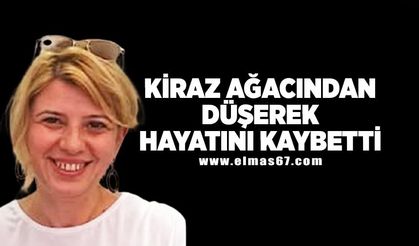 Kiraz ağacından düşen Aliye Yankın hayatını kaybetti