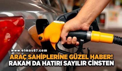 Araç sahiplerine güzel haber! Rakam da hatırı sayılacak cinsten
