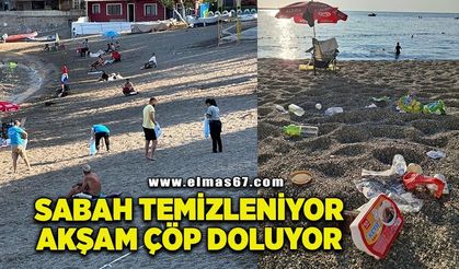 Sabah belediye temizliyor, akşam çöple dolduruyorlar