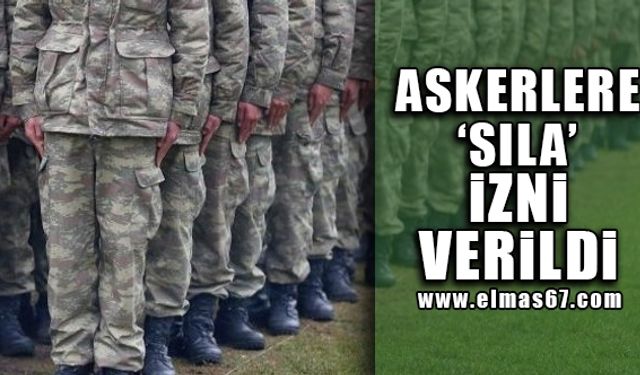 ASKERLERE 'SILA' İZNİ VERİLDİ