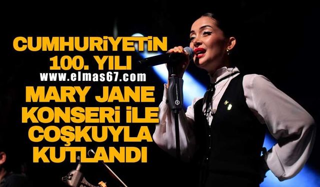 Cumhuriyetin 100. yılı Mary Jane konseri ile coşkuyla kutlandı