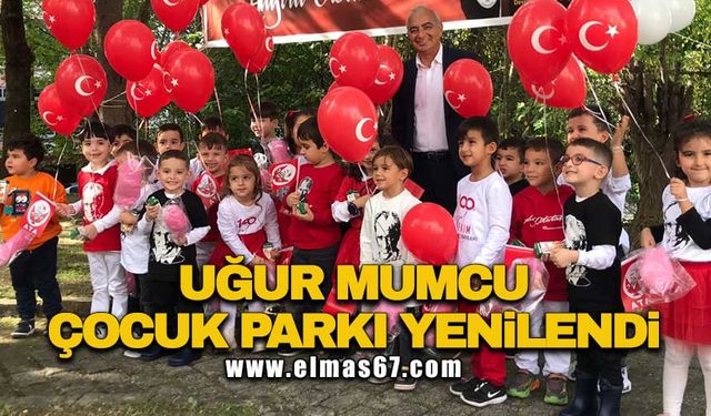 Uğur Mumcu Çocuk Parkı yenilendi