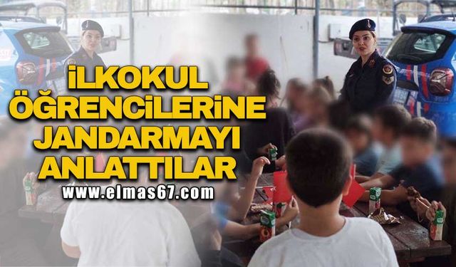 İlkokul öğrencilerine jandarmayı anlattılar
