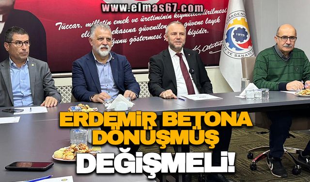 Erdemir betona dönüşmüş Değişmeli!