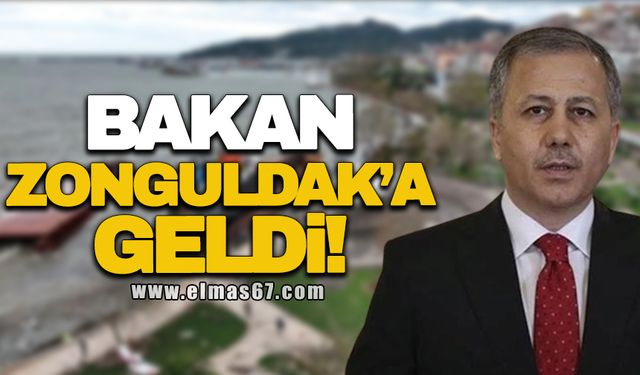 Bakan Zonguldak'a geldi!