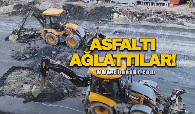 Asfaltı ağlattılar!