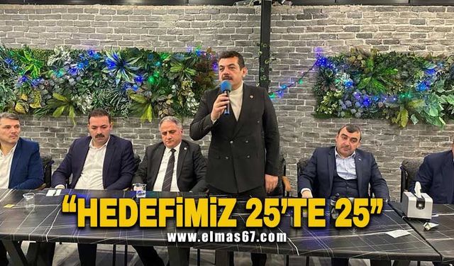"Hedefimiz 25'te 25"