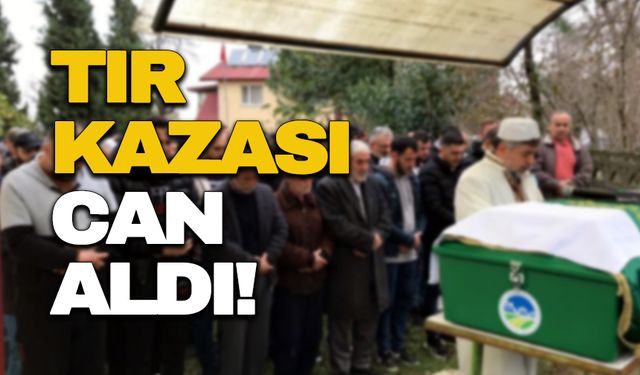 TIR KAZASI CAN ALDI!