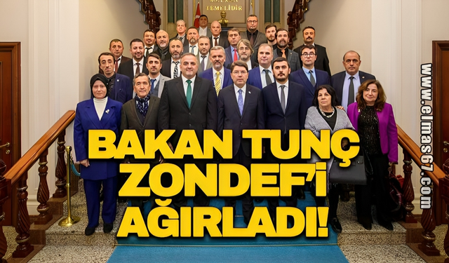 Bakan Yılmaz Tunç, ZONDEF’i ağırladı