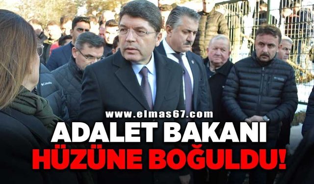 Adalet Bakanı hüzüne boğuldu!
