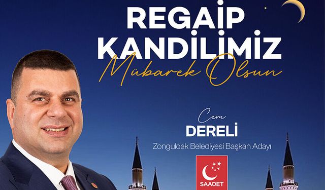 Cem Dereli Regaib Kandilini Kutladı