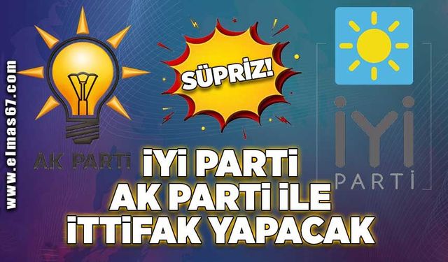 İYİ Parti, AK Parti ile ittifak yapacak
