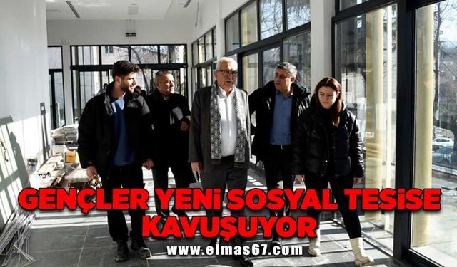 Gençler yeni sosyal tesise kavuşuyor