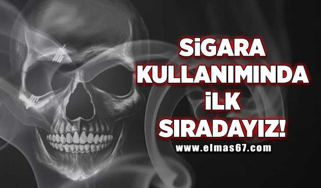 Sigara kullanımında ilk sıradayız!