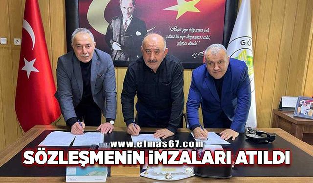 Sözleşmenin imzaları atıldı