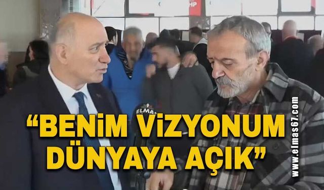 Turgut Aydın: “Benim vizyonum dünyaya açık”