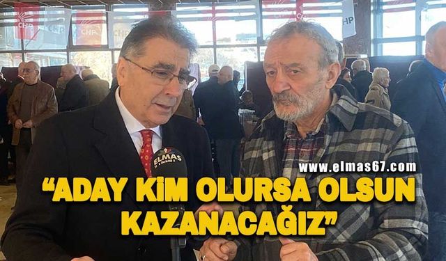 Günalp, “Aday kim olursa olsun kazanacağız”