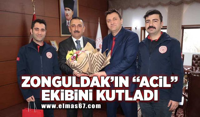 Vali Osman Hacıbektaşoğlu, 112 ekibini tebrik etti