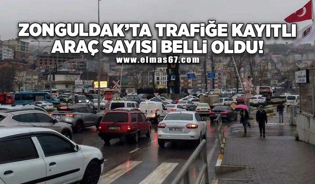 Zonguldak’ta trafiğe kayıtlı araç sayısı belli oldu!