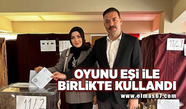 AK Parti İl Başkanı Mustafa Çağlayan oyunu kullandı