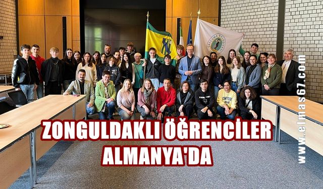 Zonguldaklı öğrenciler Almanya'da Karaelmas'ı temsil etti