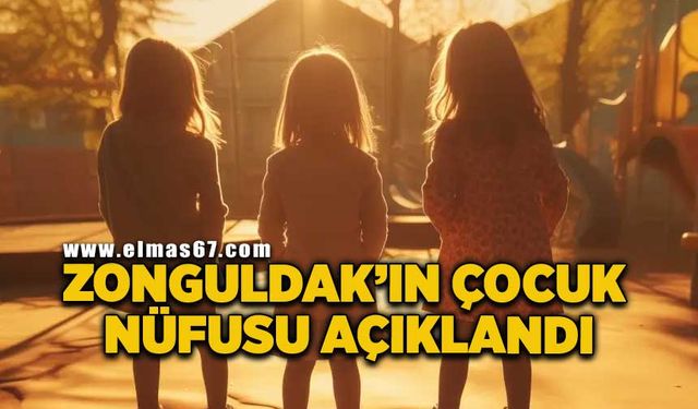 Zonguldak nüfusunun yüzde 19,6’sını çocuk nüfus oluşturdu