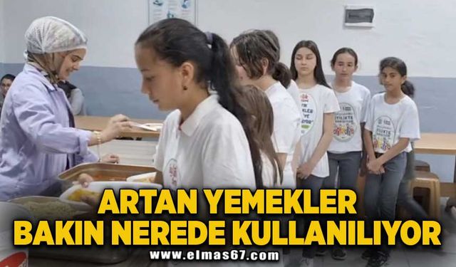 Artan yemekler bakın nerede kullanılıyor