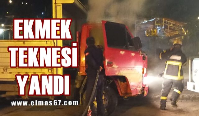 Zonguldak’ta ekmek teknesi yanarak kül oldu