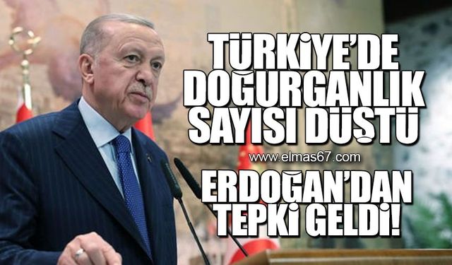 Türkiye'de doğurganlık sayısı düştü, Erdoğan'dan tepki geldi!