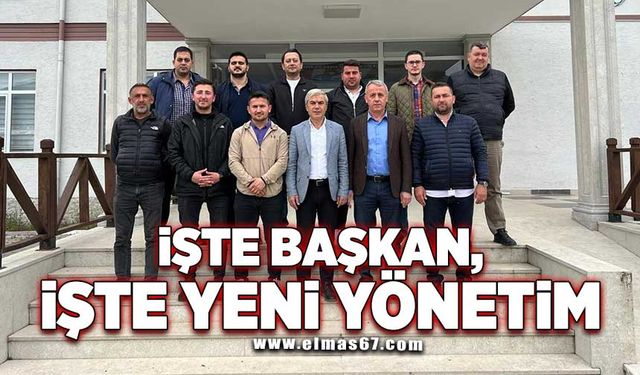 İşte başkan, işte yeni yönetim