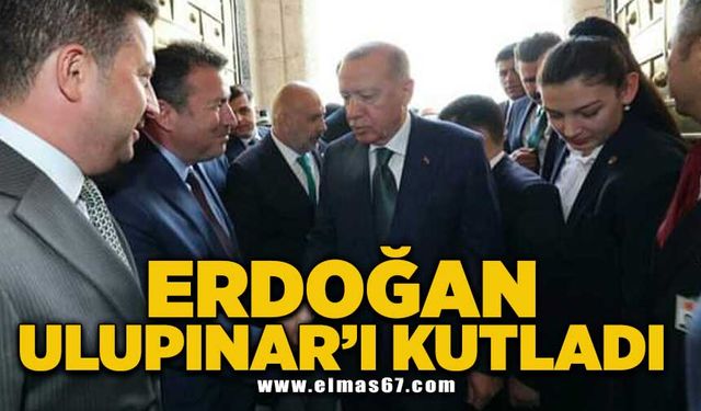 Cumhurbaşkanı Erdoğan, Özcan Ulupınar'ı kutladı