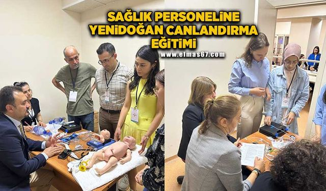 Sağlık personeline Yenidoğan canlandırma eğitimi