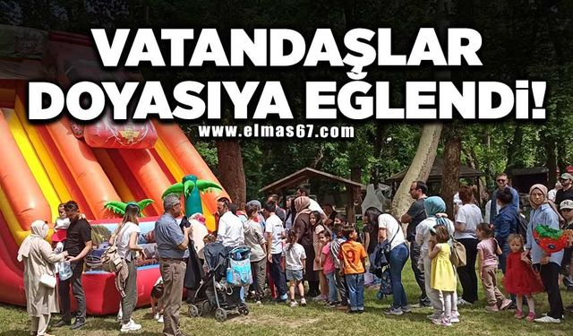 Vatandaşlar doyasıya eğlendi