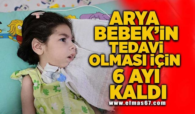 Arya bebek’in tedavi olabilmesi için 6 ayı kaldı